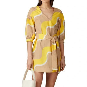 Women's Chinti & Parker Dress Size S Yellow Tan